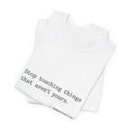 Imperialism Parental Warning Quote Premium Tee