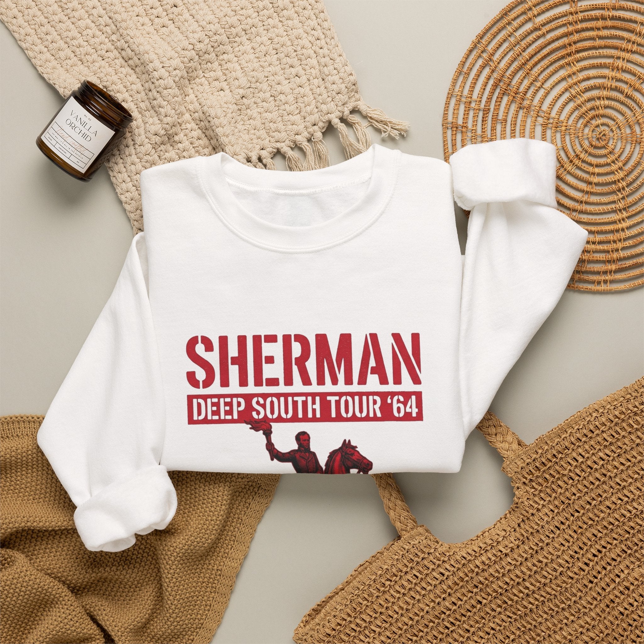 Sherman Deep South Tour Vintage Sweatshirt