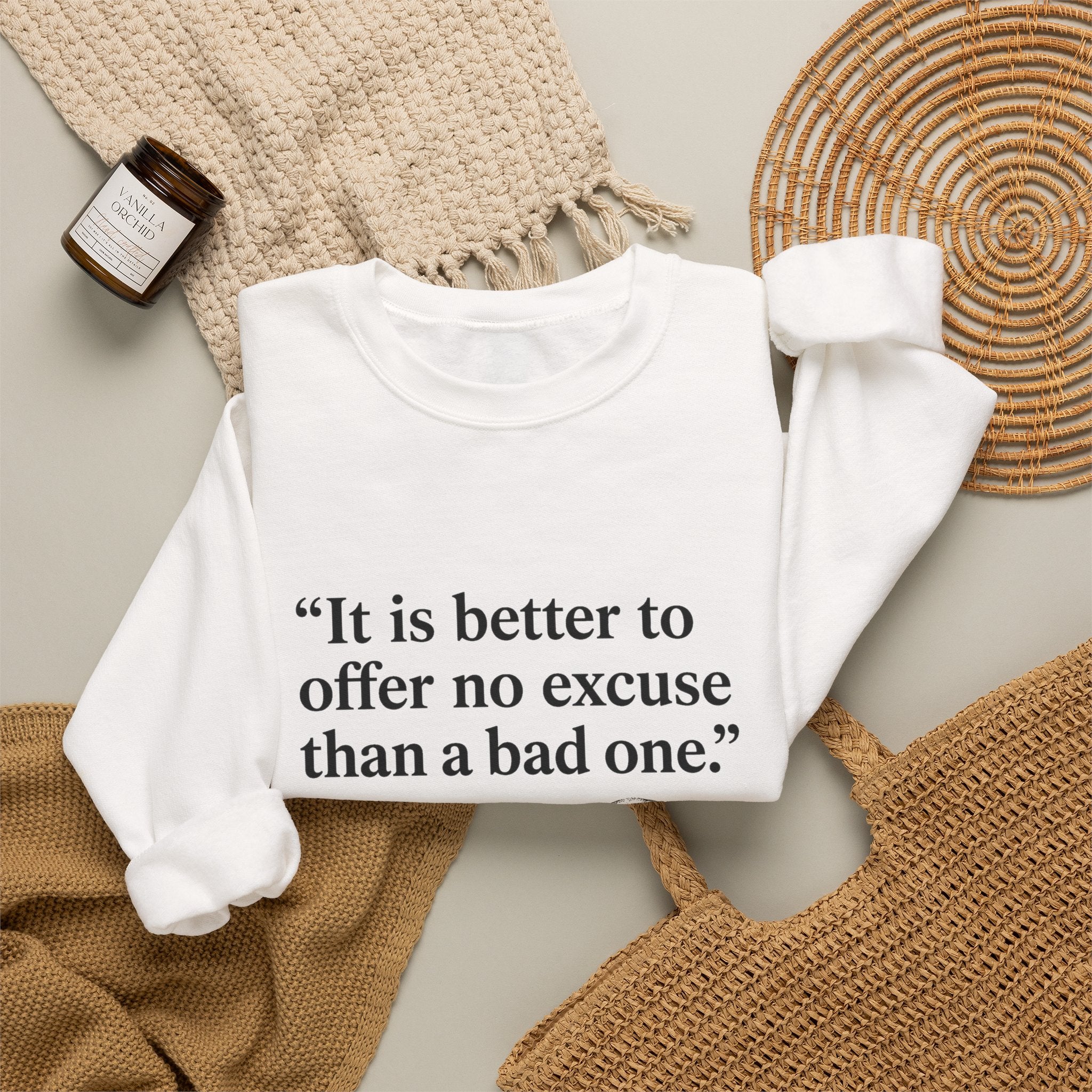 George Washington No Excuse Sweatshirt