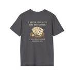 Dead Mans Hand Poker Back Print T-Shirt