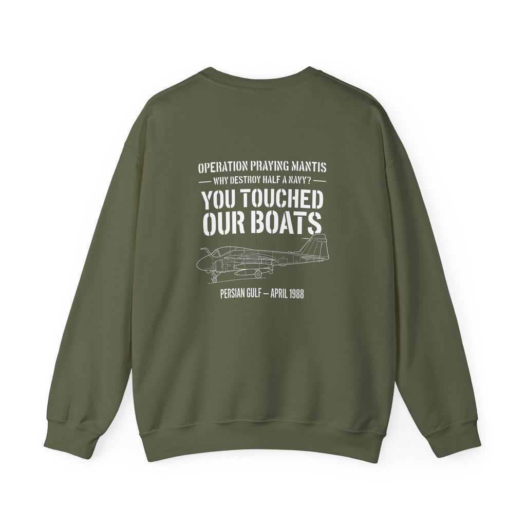 Operation Praying Mantis Back Print Sweatshirt