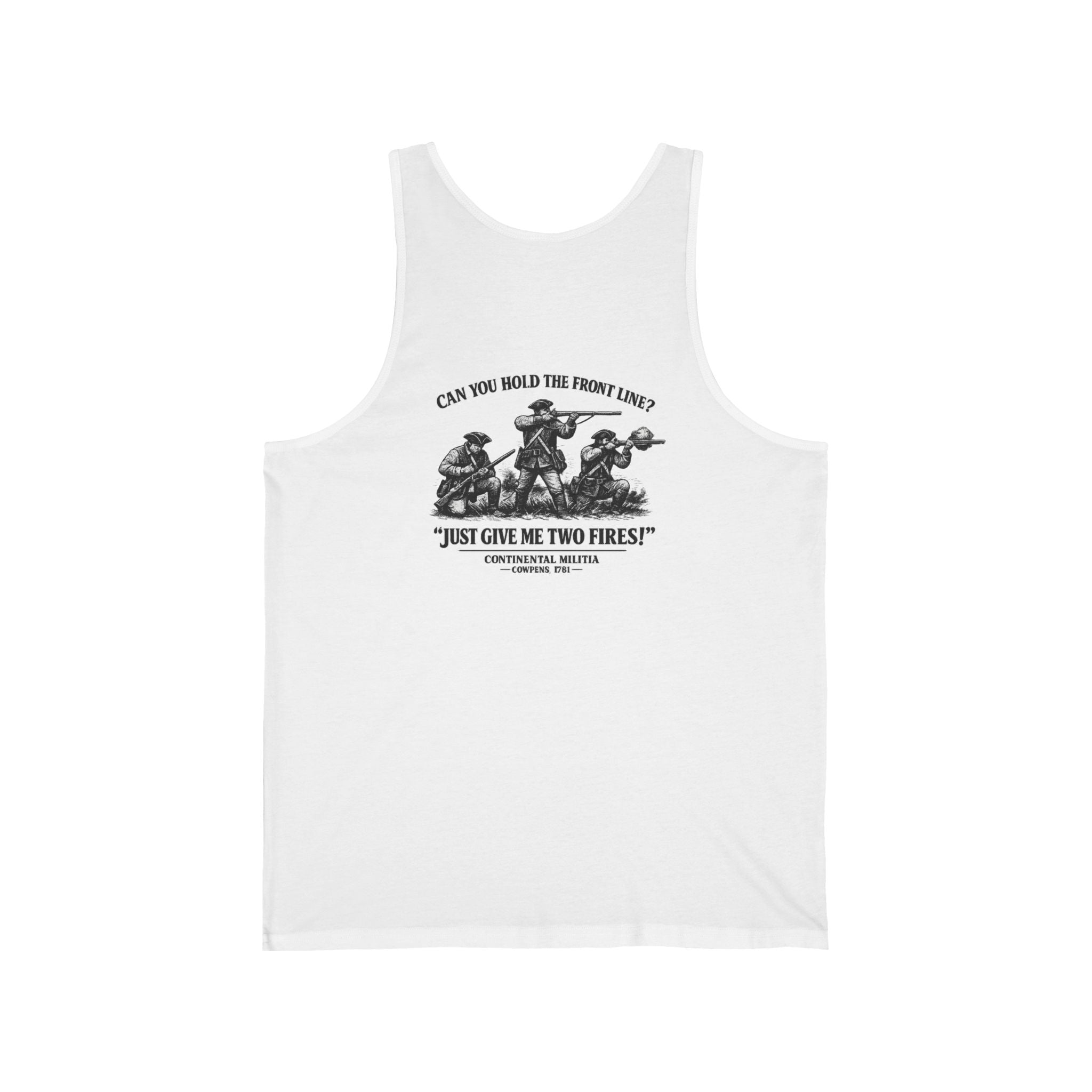 Continental Militia Two Fires Cowpens Back Print Tank Top