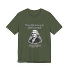 Thomas Jefferson Procrastination Double Spaced Premium Tee