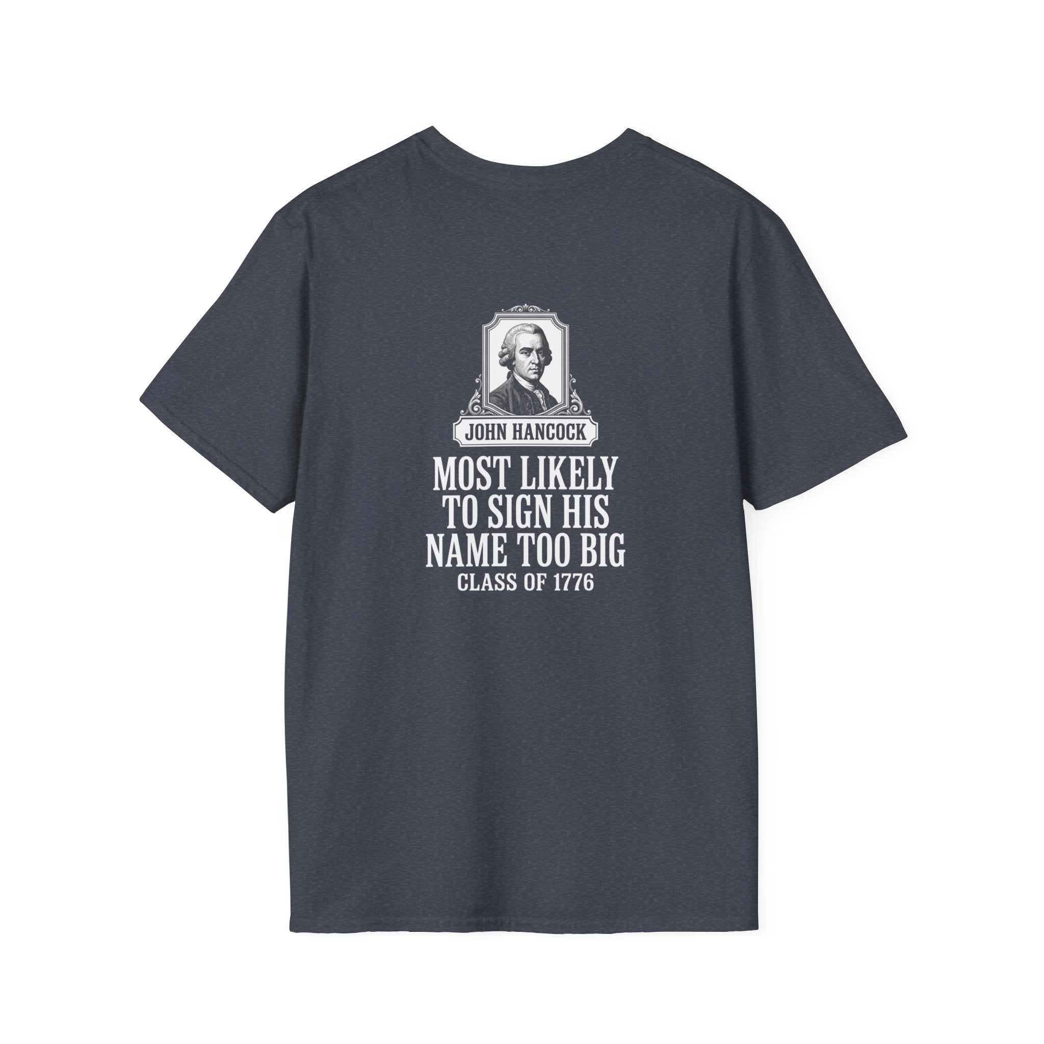 John Hancock Signature Superlative Back Print T-Shirt