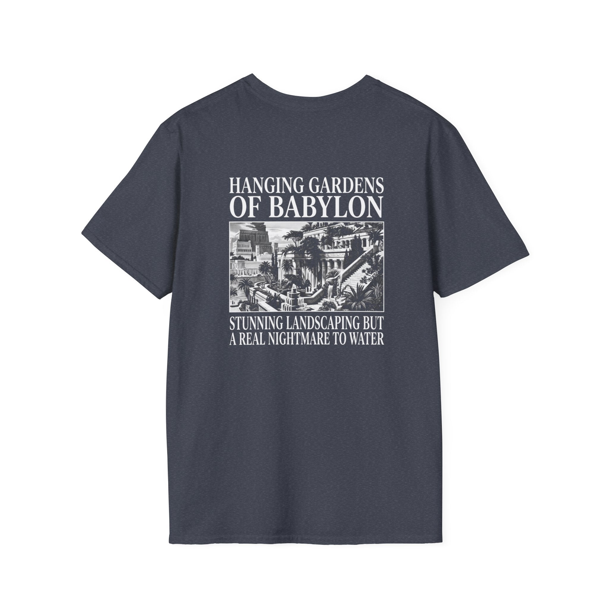 Hanging Gardens Landscaping Back Print T-Shirt
