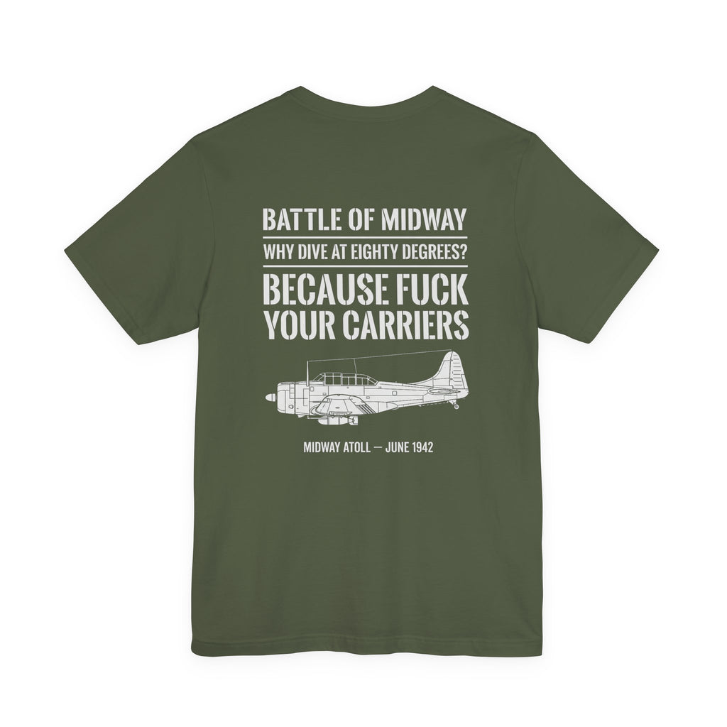 Battle of Midway Back Print Premium Tee