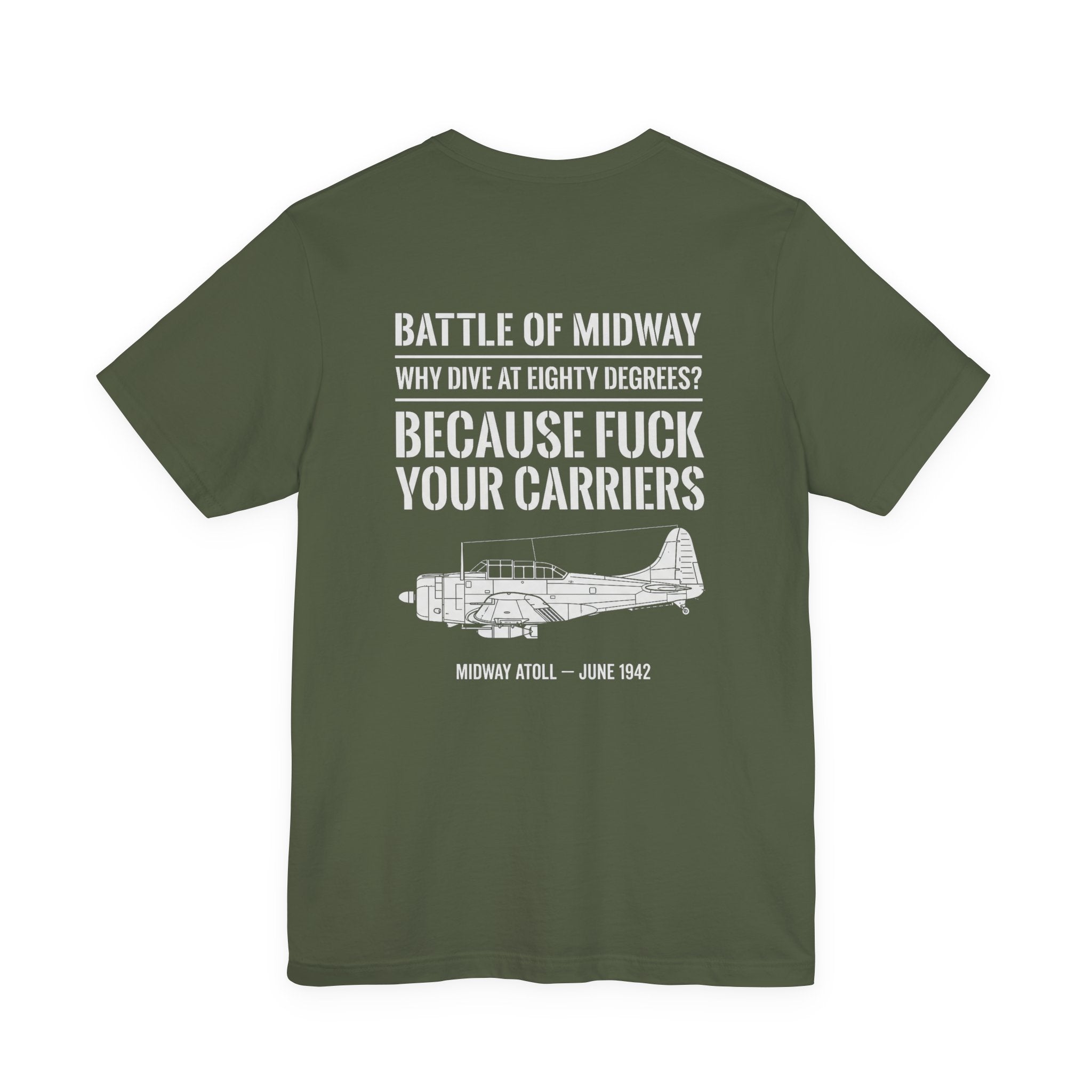 Battle of Midway Back Print Premium Tee