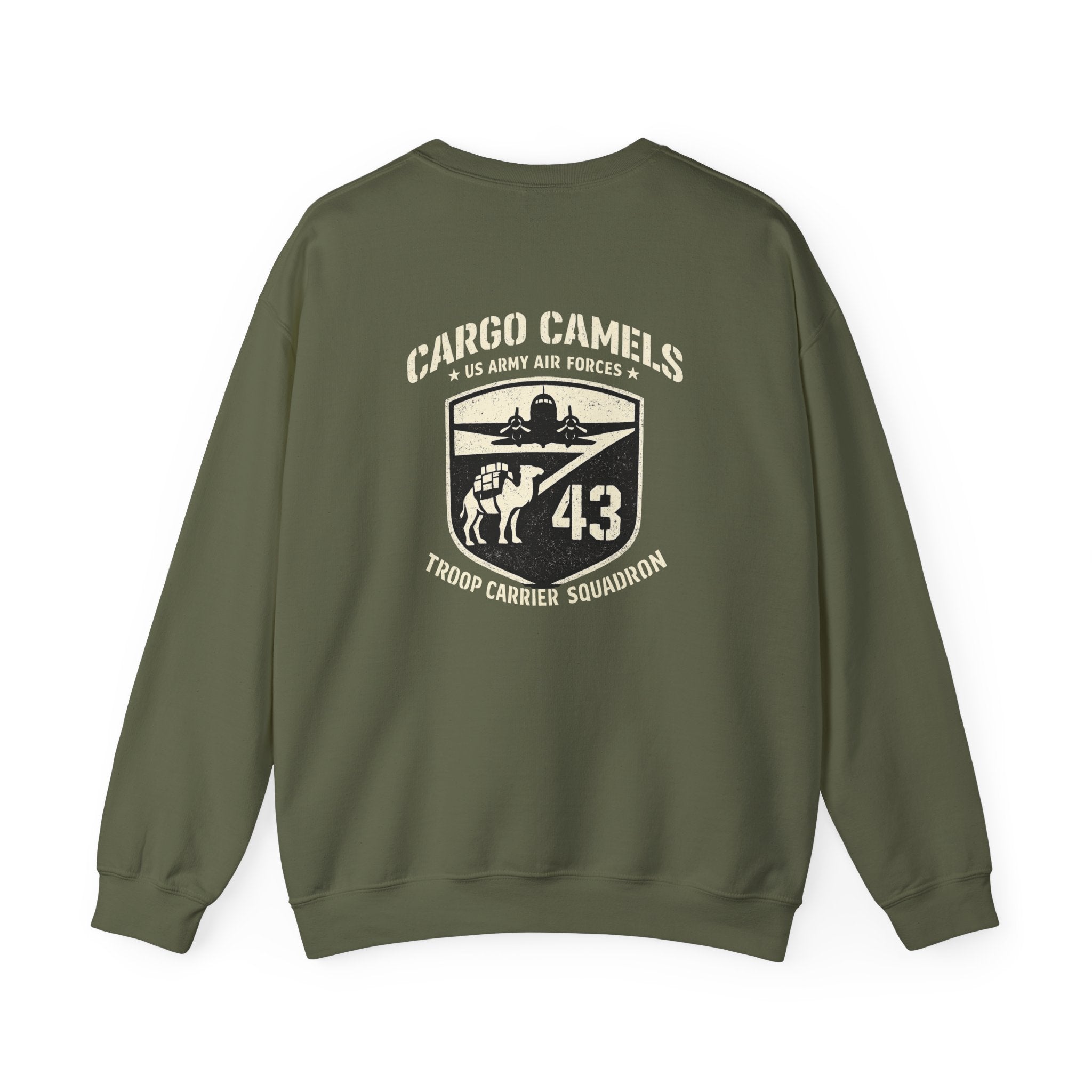 Cargo Camels WWII Usaaf Troop Back Print Sweatshirt