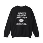 Great Depression Back Print Sweatshirt
