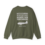 Battle of Midway Back Print Sweatshirt