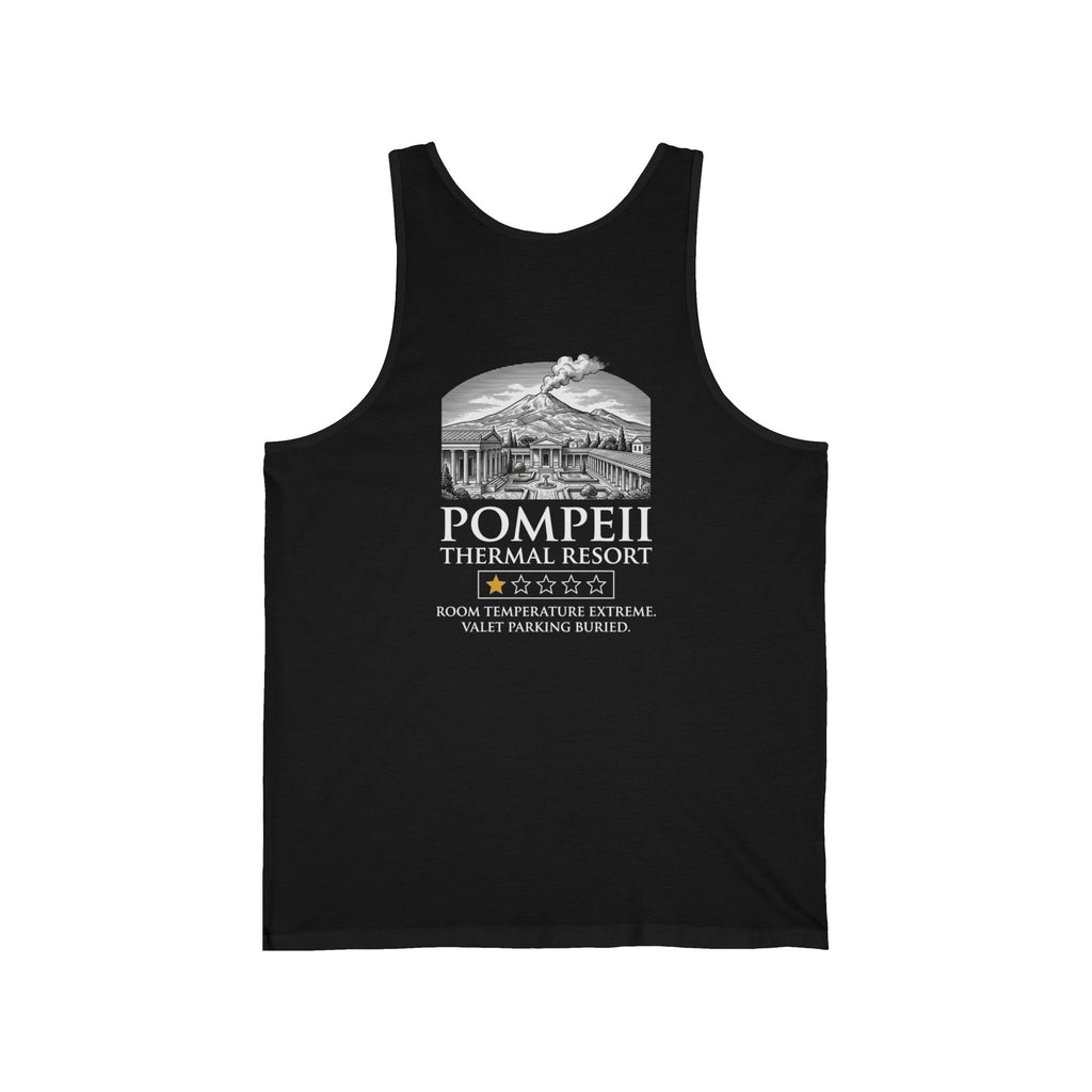 Pompeii Thermal Resort Back Print Tank Top