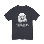 Stressed Eagle Fine Since Back Print Premium Tee