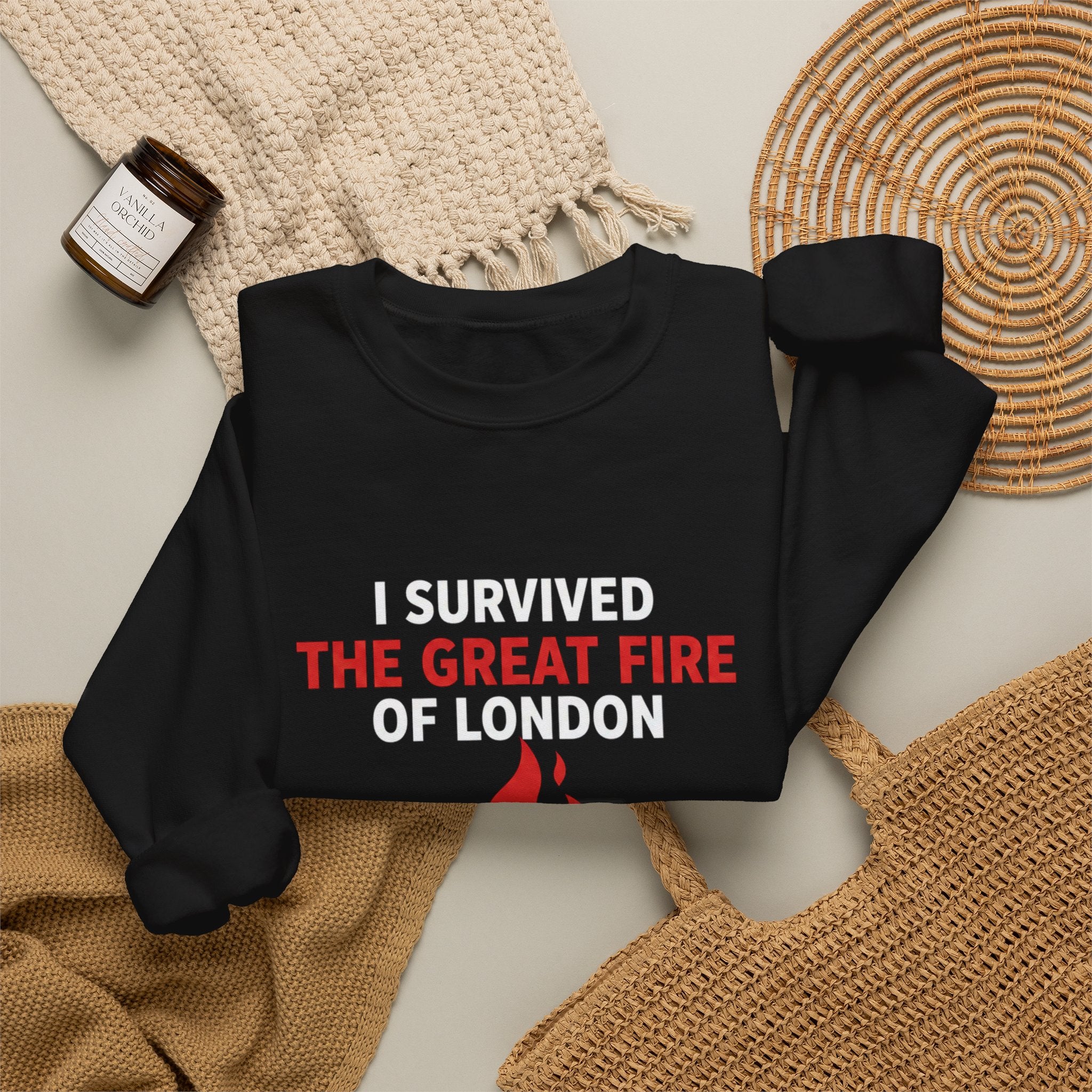 I Survived The Great Fire Sweatshirt