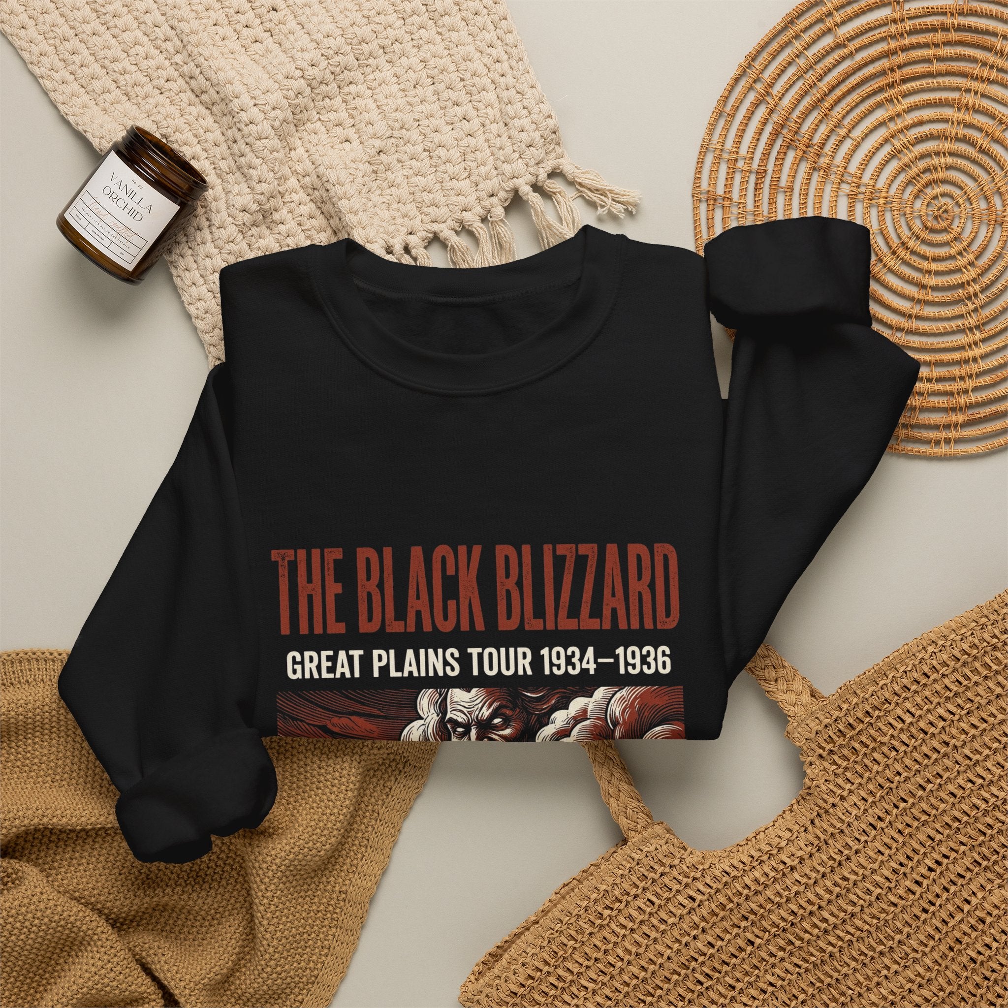 Black Blizzard Dust Tour Sweatshirt