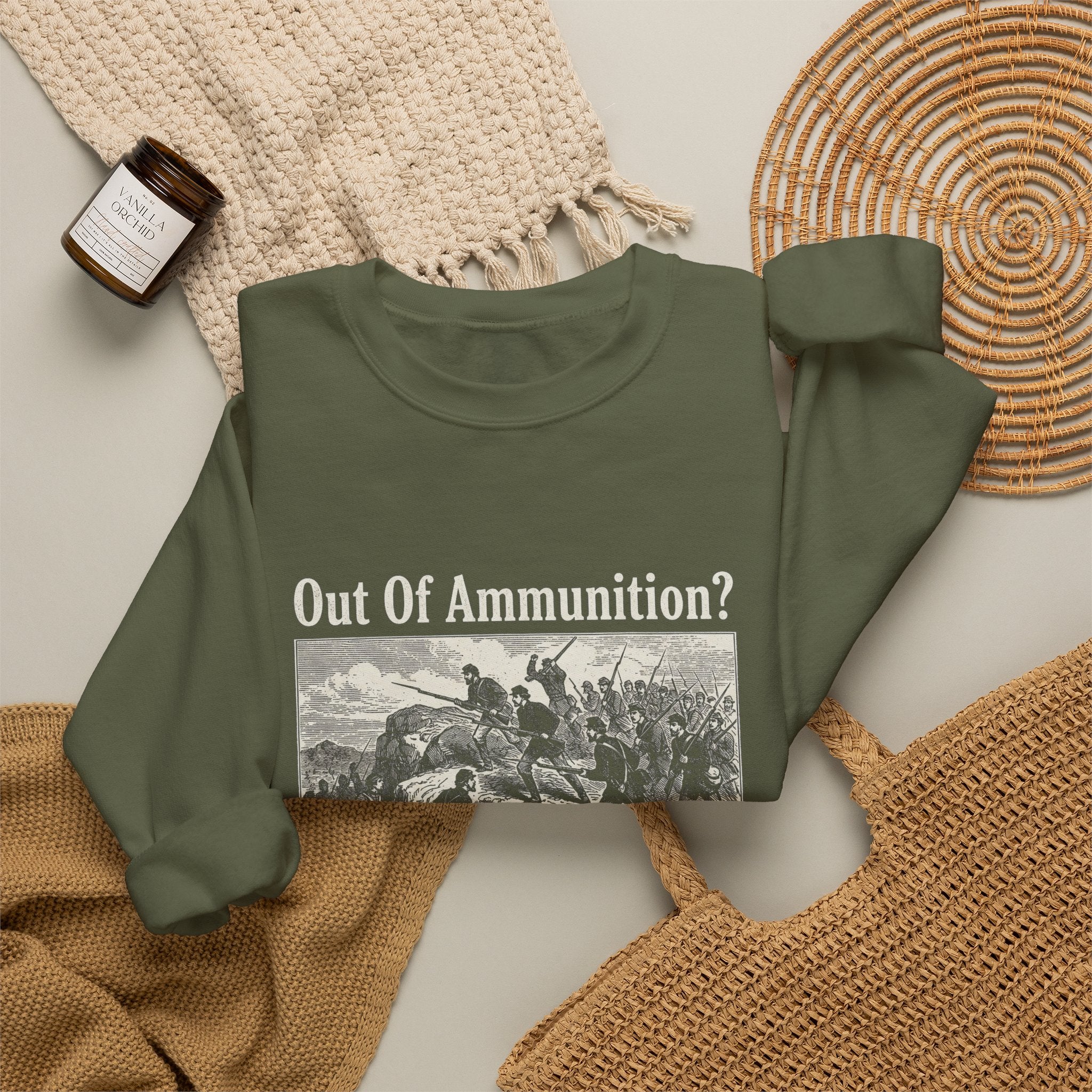 Out of Ammunition Fix Bayonets Sweatshirt