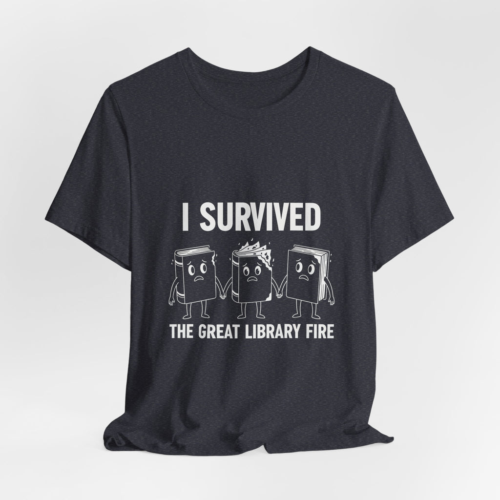 I Survived The Great Library Premium Tee
