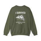 I Survived The Hindenburg Disaster Back Print Sweatshirt
