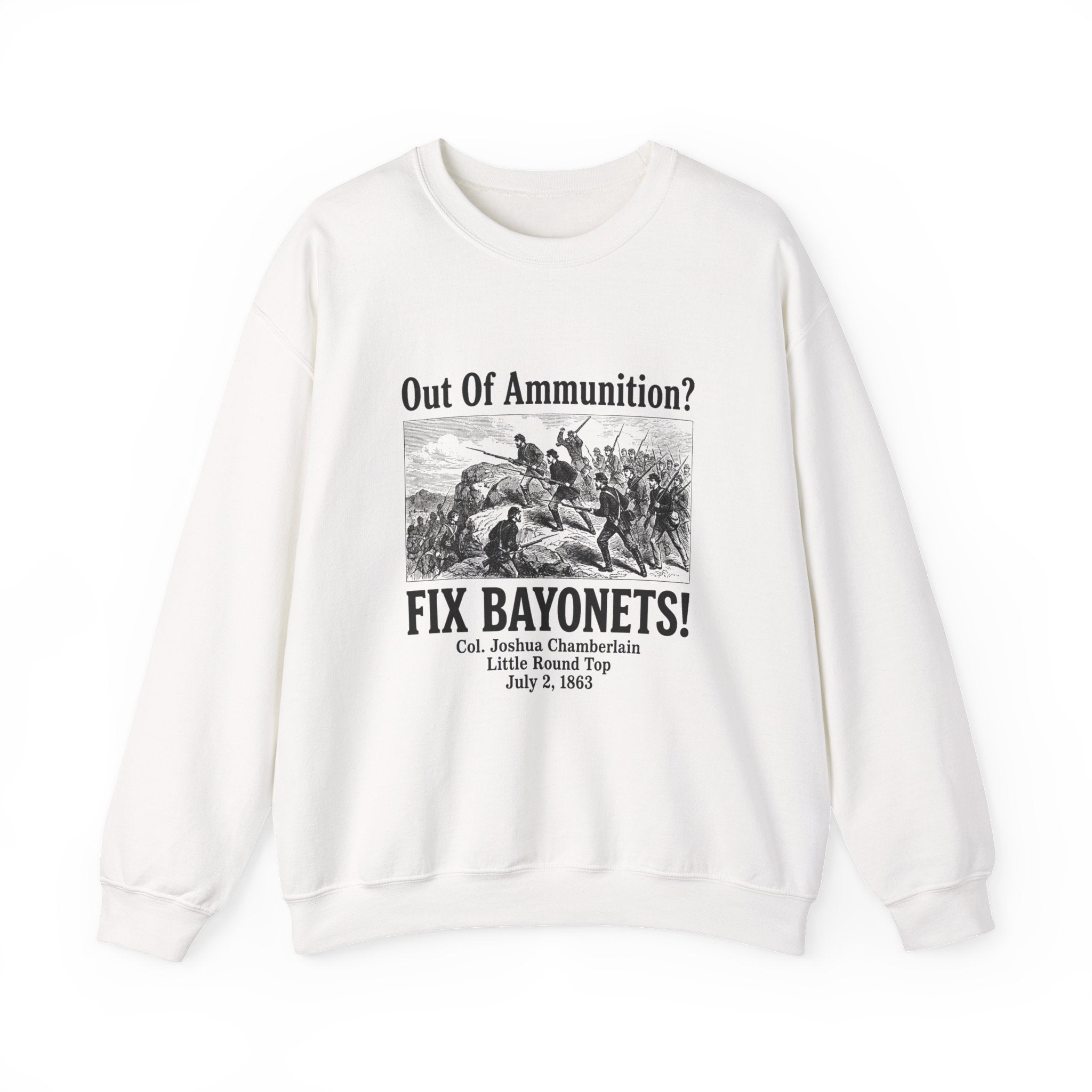 Out of Ammunition Fix Bayonets Sweatshirt