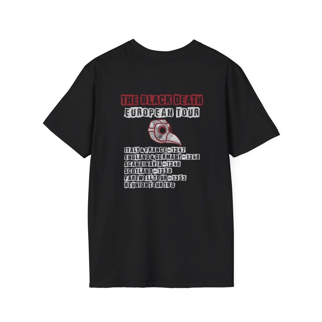 The Black Death European Tour Back Print T-Shirt
