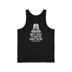 John Hancock Signature Superlative Back Print Tank Top
