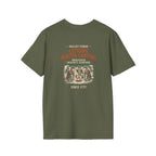 Valley Forge Winter Camping Back Print T-Shirt