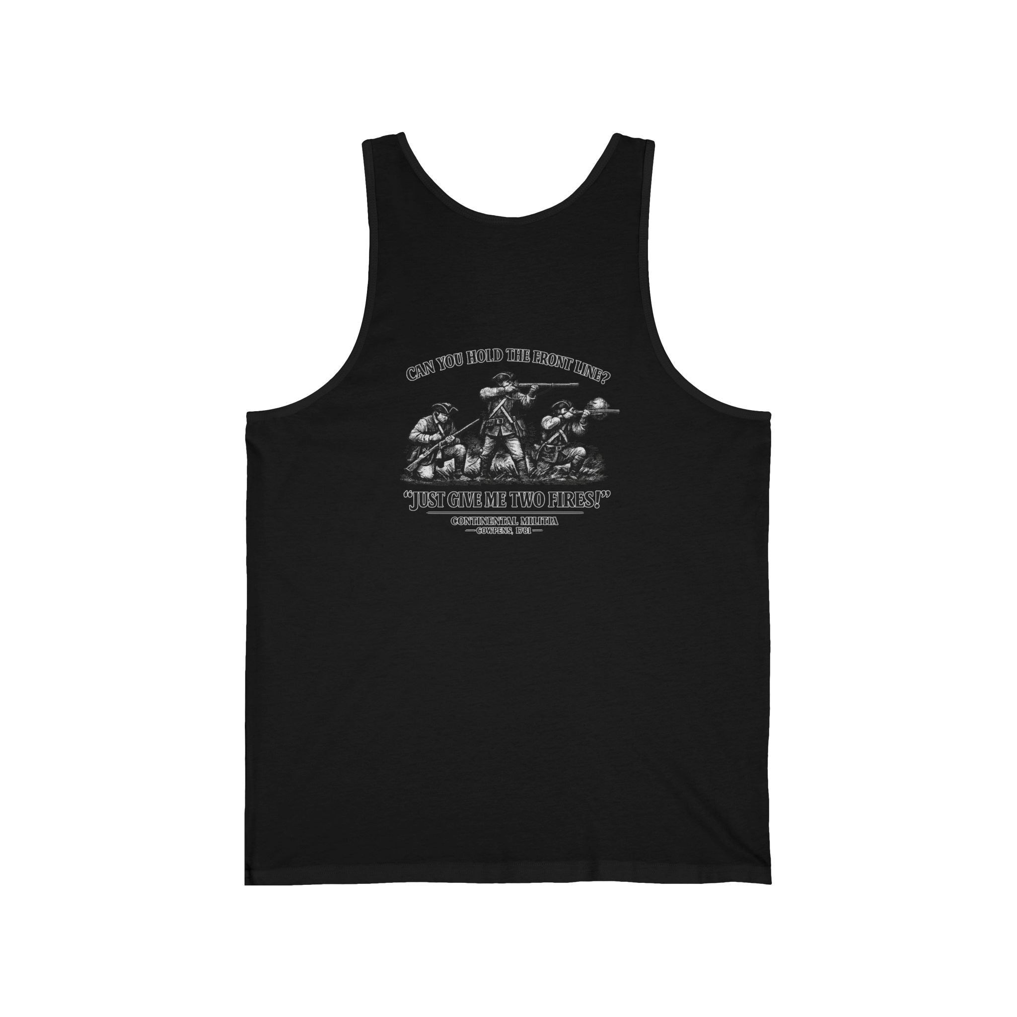 Continental Militia Two Fires Cowpens Back Print Tank Top