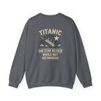 Titanic One Star Review Back Print Sweatshirt
