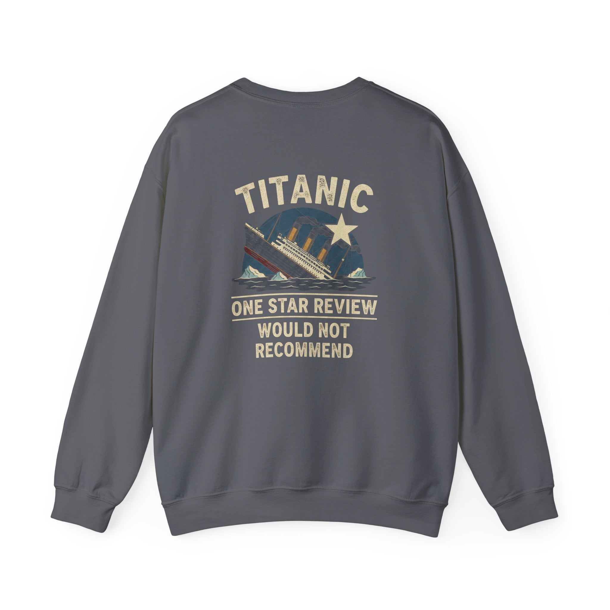 Titanic One Star Review Back Print Sweatshirt