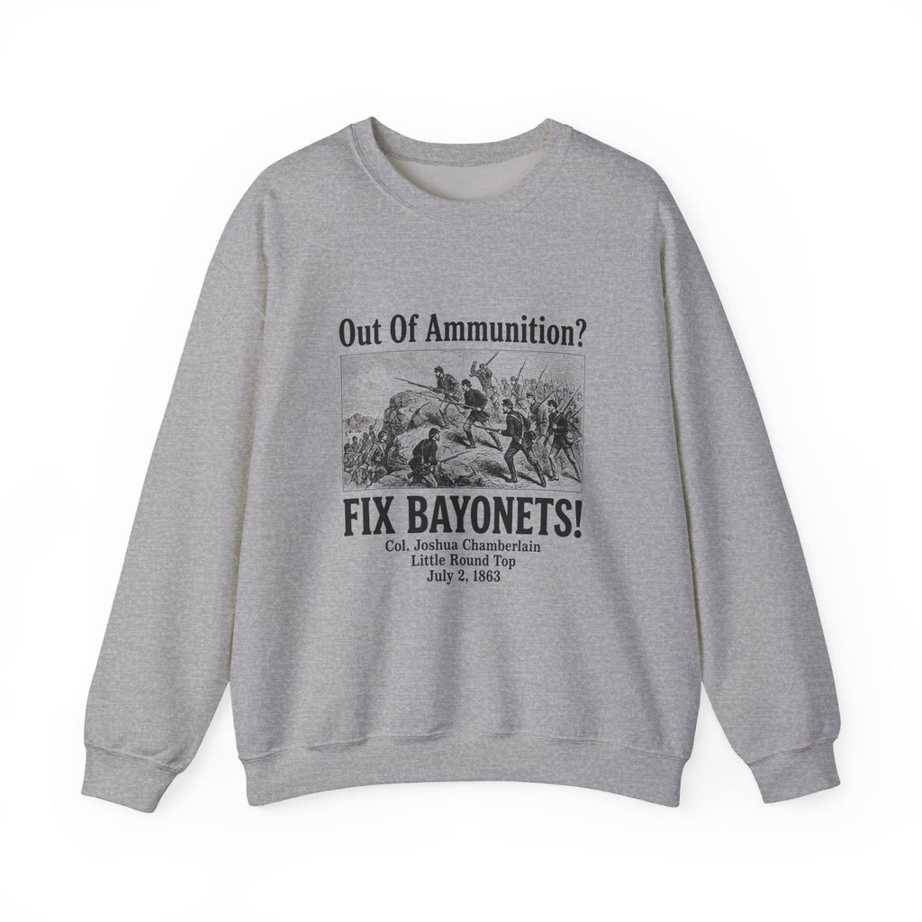 Out of Ammunition Fix Bayonets Sweatshirt