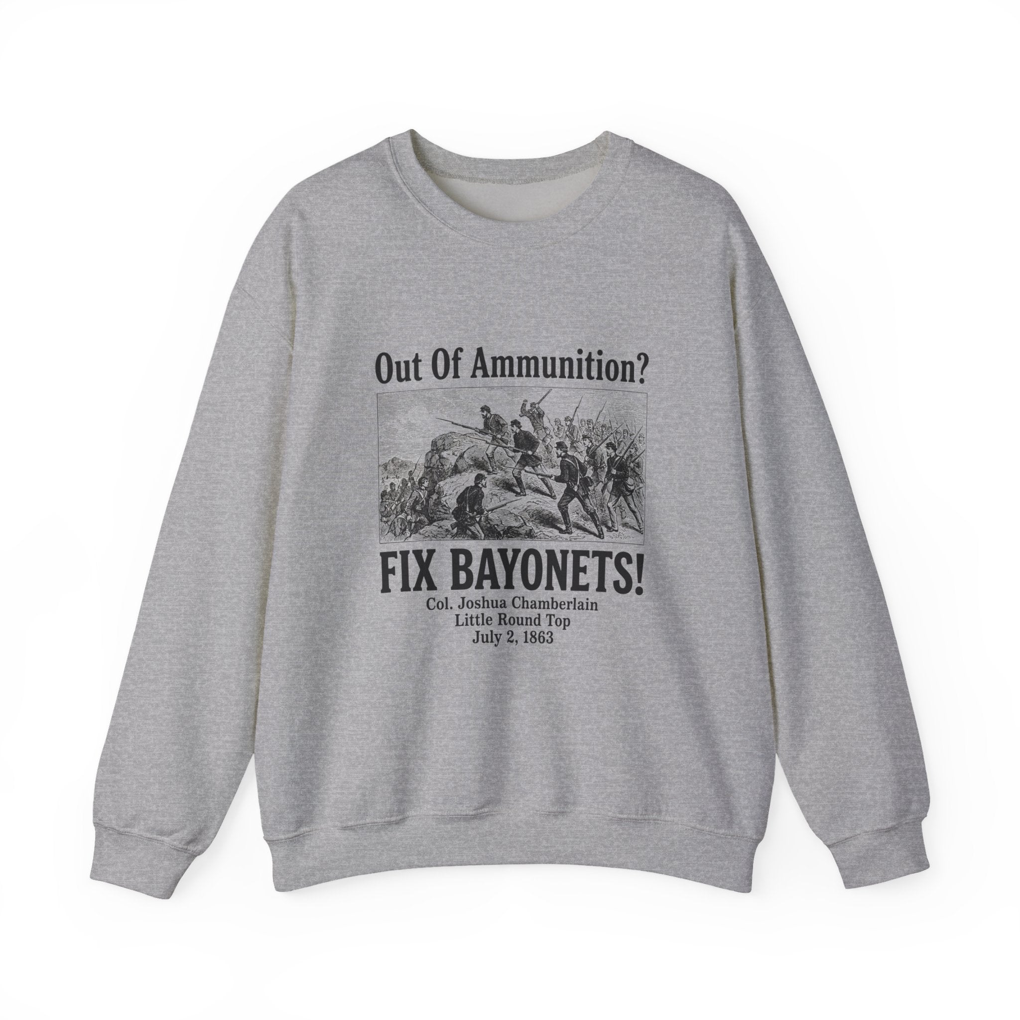Out of Ammunition Fix Bayonets Sweatshirt