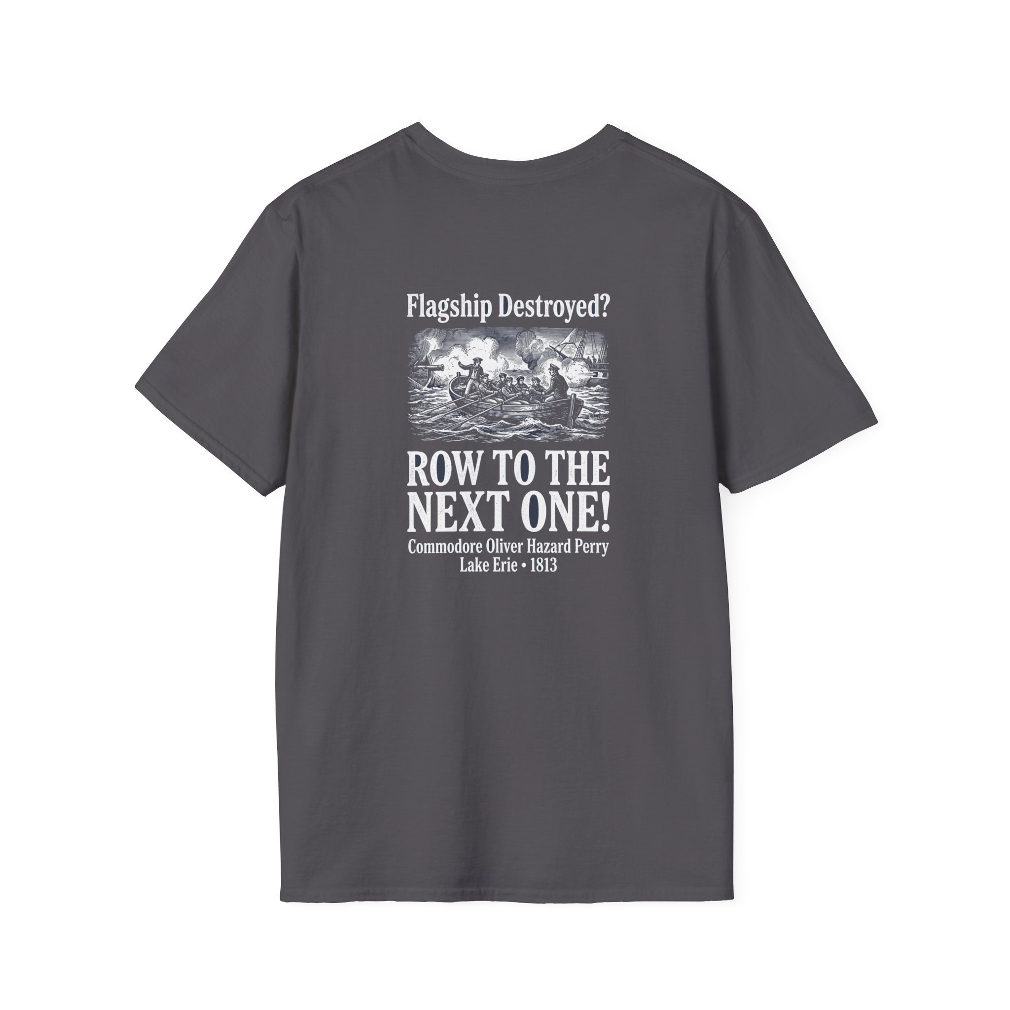 Row To The Next Ship Back Print T-Shirt