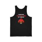 I Survived The Great Fire Back Print Tank Top