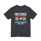 Pony Express Memorial Back Print Premium Tee