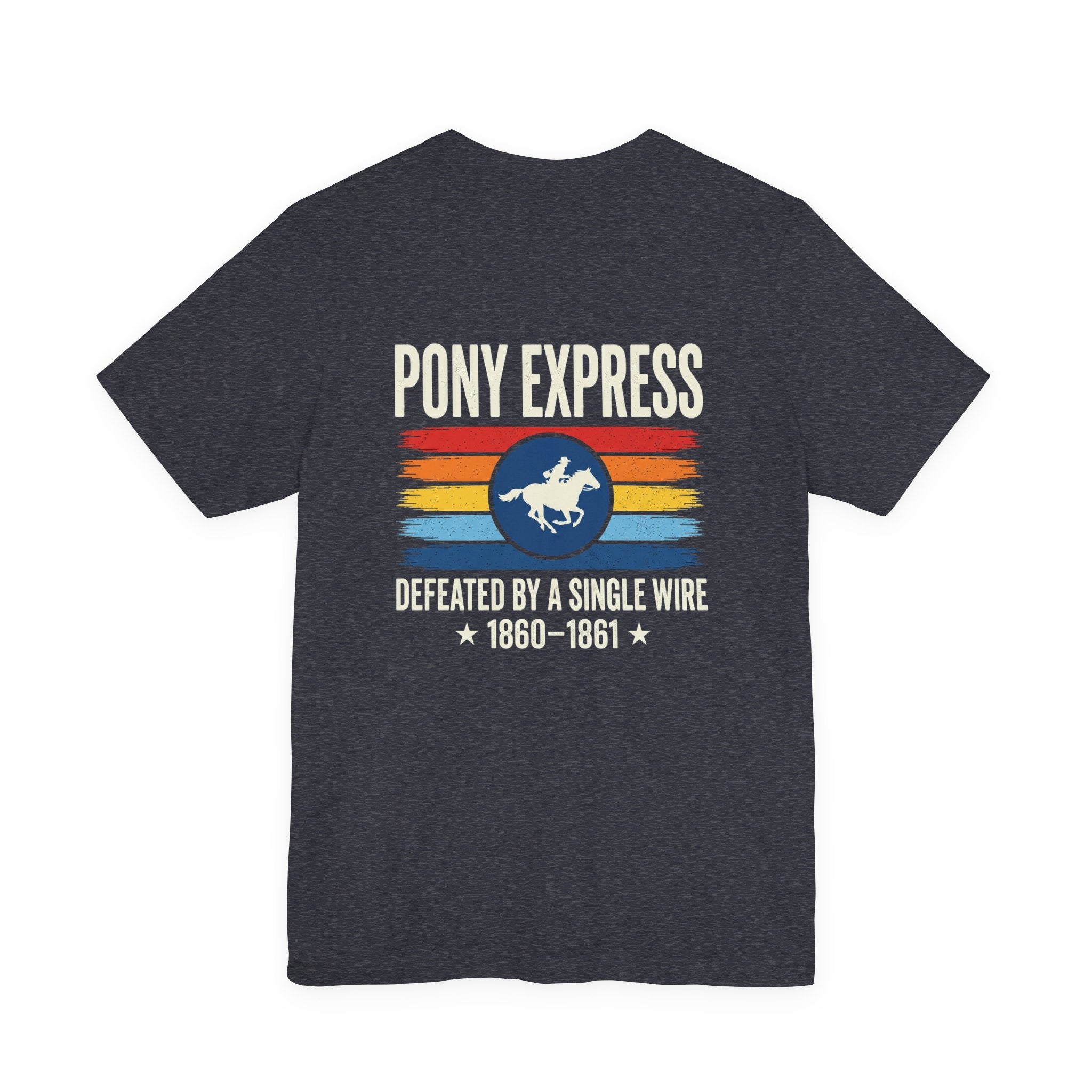 Pony Express Memorial Back Print Premium Tee