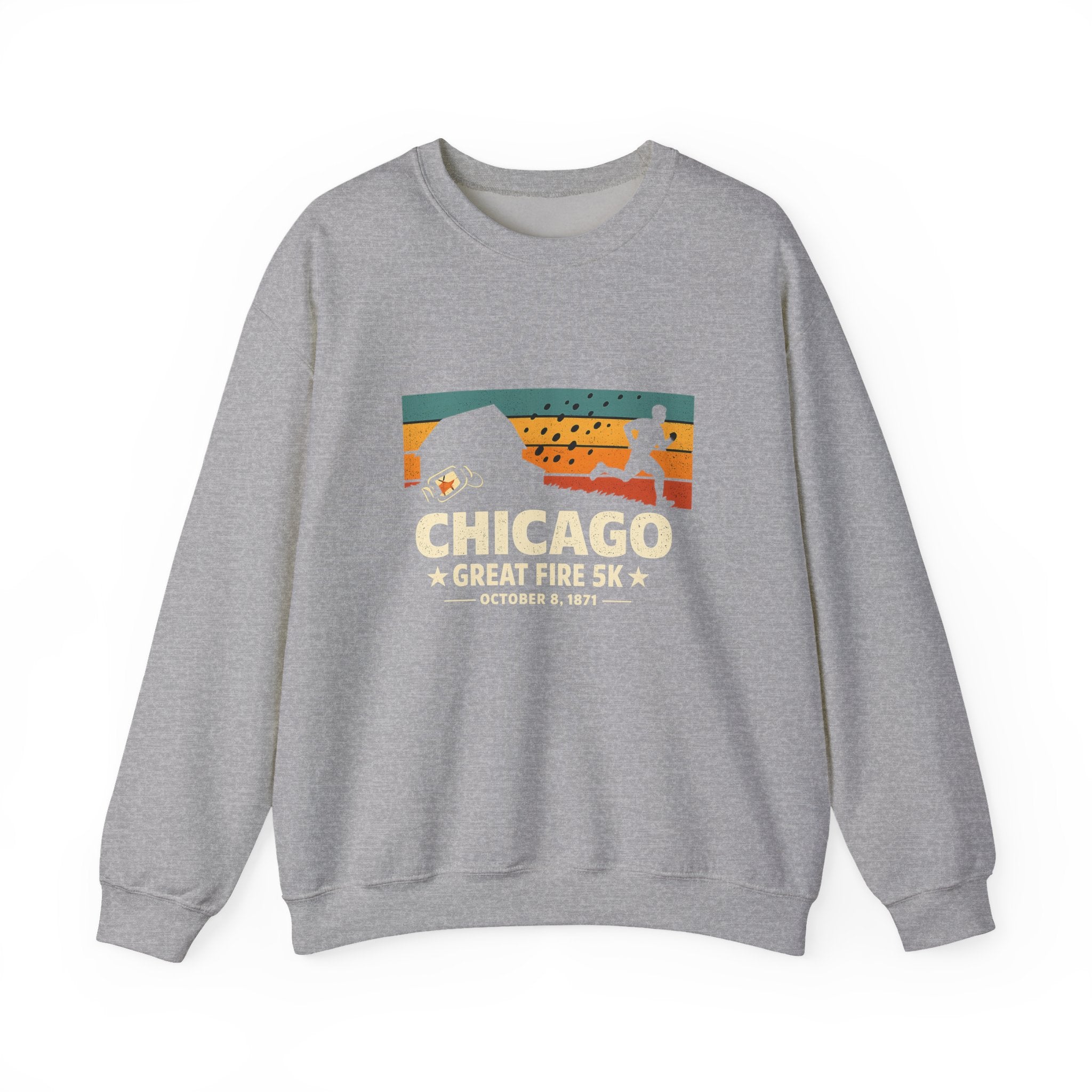 Chicago Great Fire 5K Retro Sweatshirt