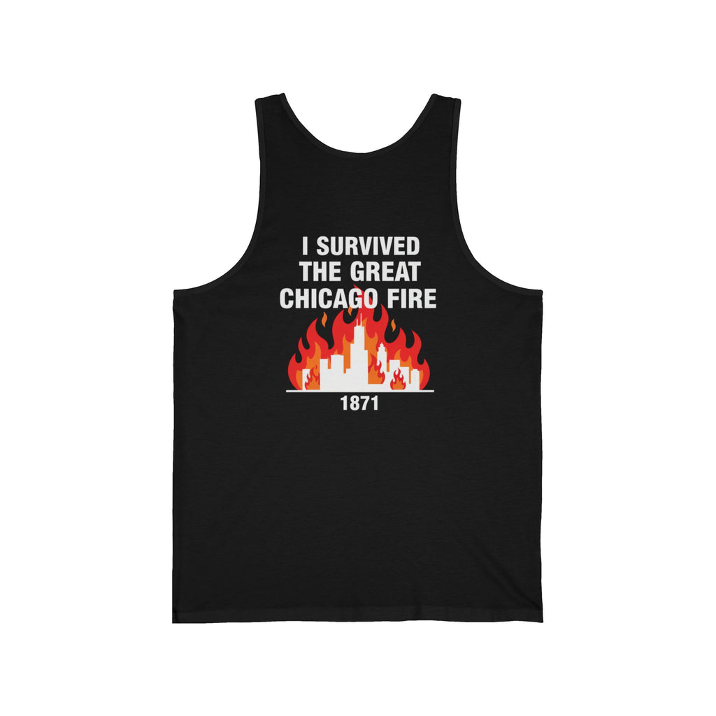 Great Chicago Fire Classic Back Print Tank Top