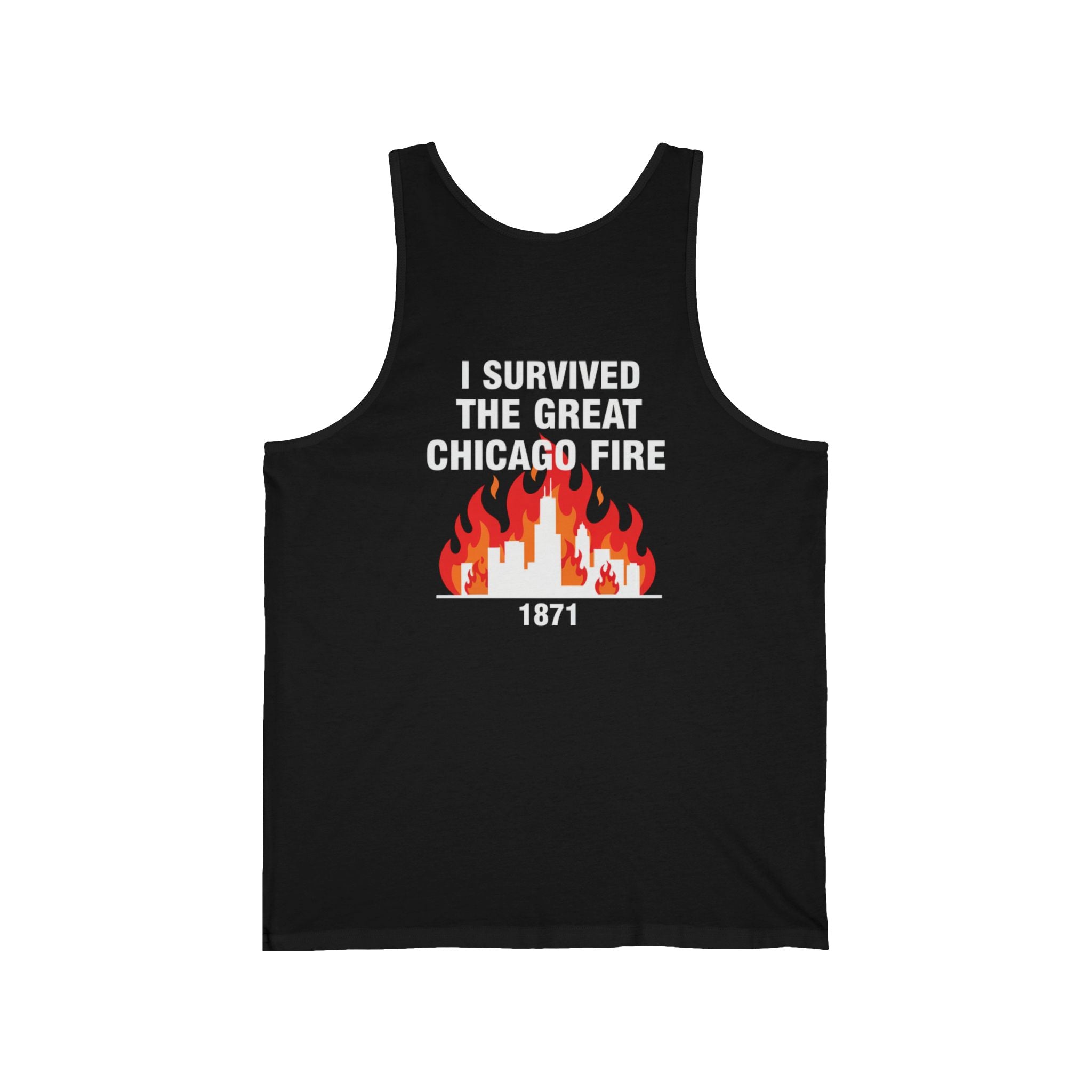 Great Chicago Fire Classic Back Print Tank Top