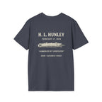 Css Hunley Submarine Memorial Back Print T-Shirt