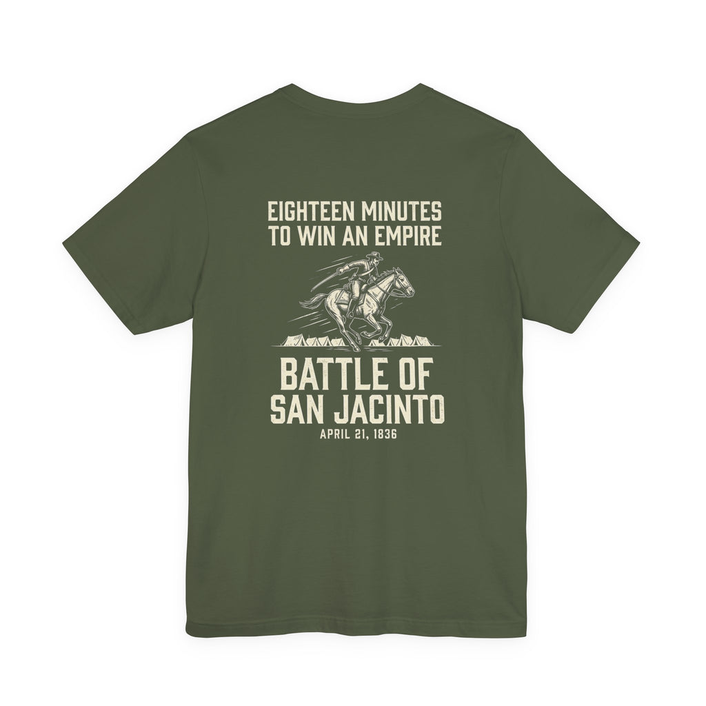 San Jacinto Eighteen Minutes Back Print Premium Tee