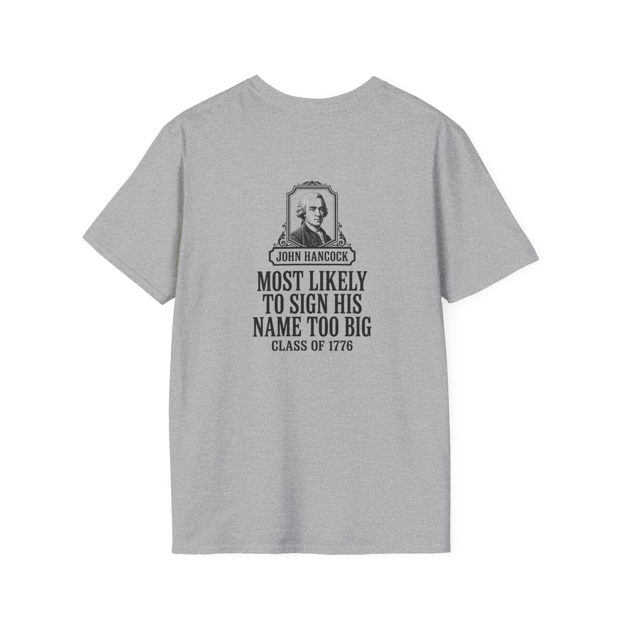 John Hancock Signature Superlative Back Print T-Shirt
