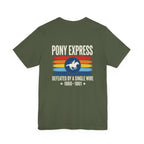 Pony Express Memorial Back Print Premium Tee