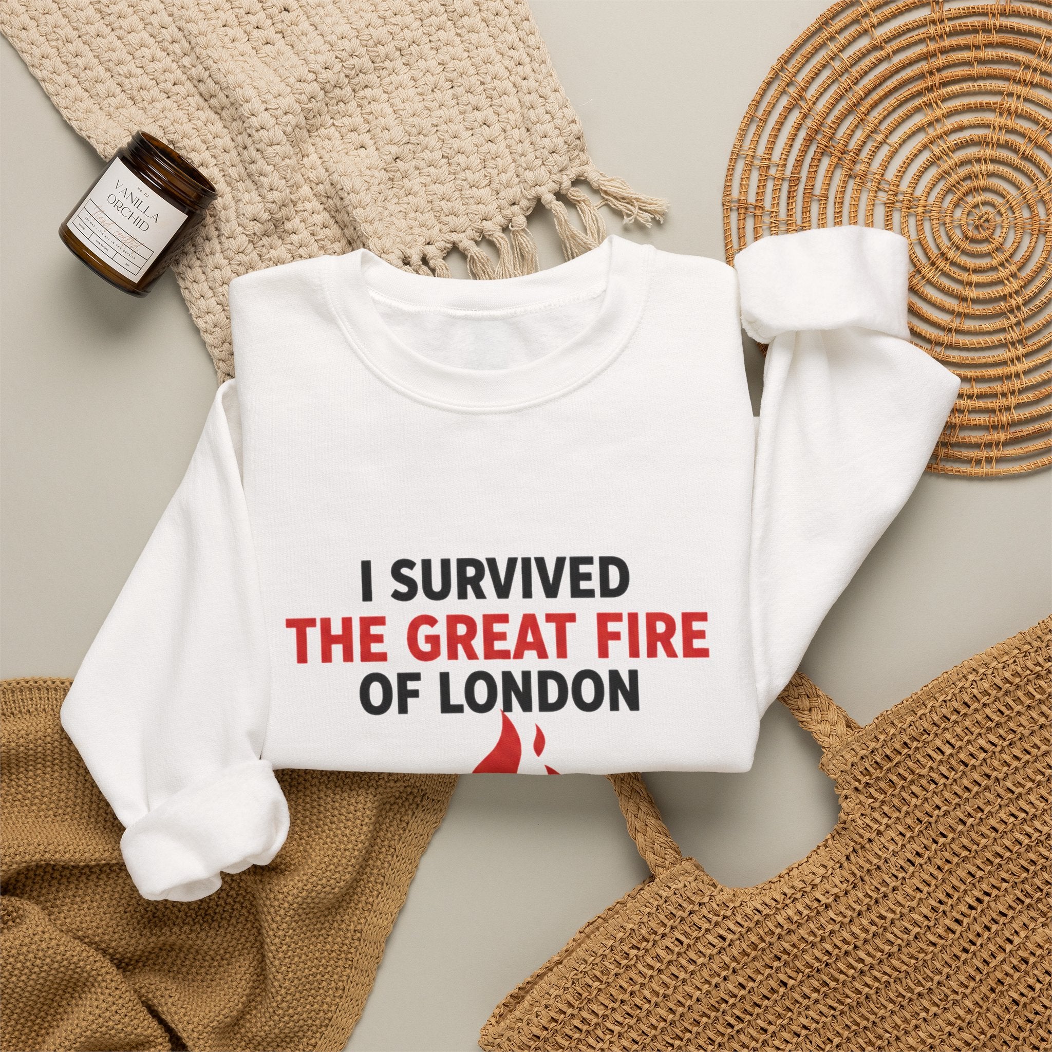 I Survived The Great Fire Sweatshirt