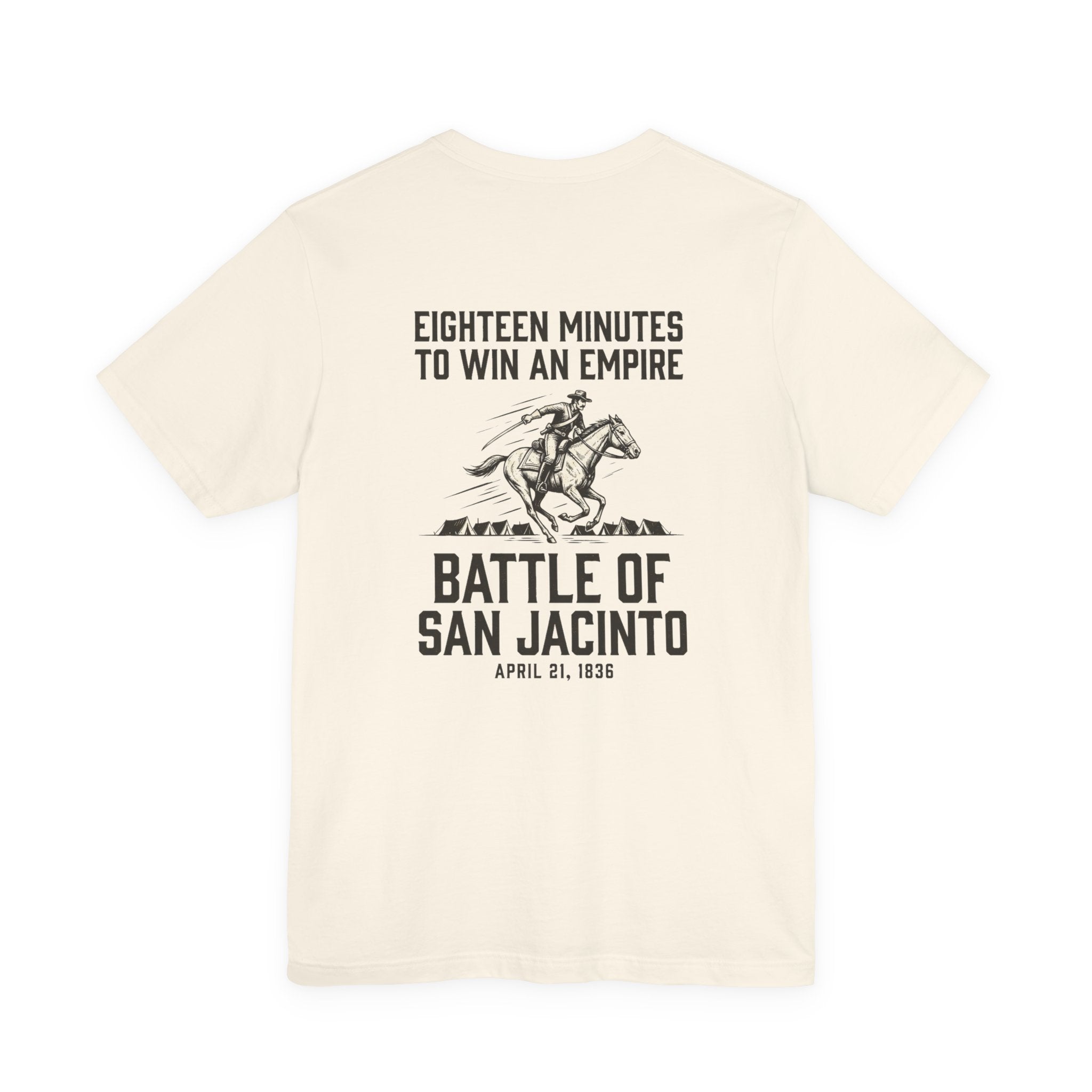 San Jacinto Eighteen Minutes Back Print Premium Tee