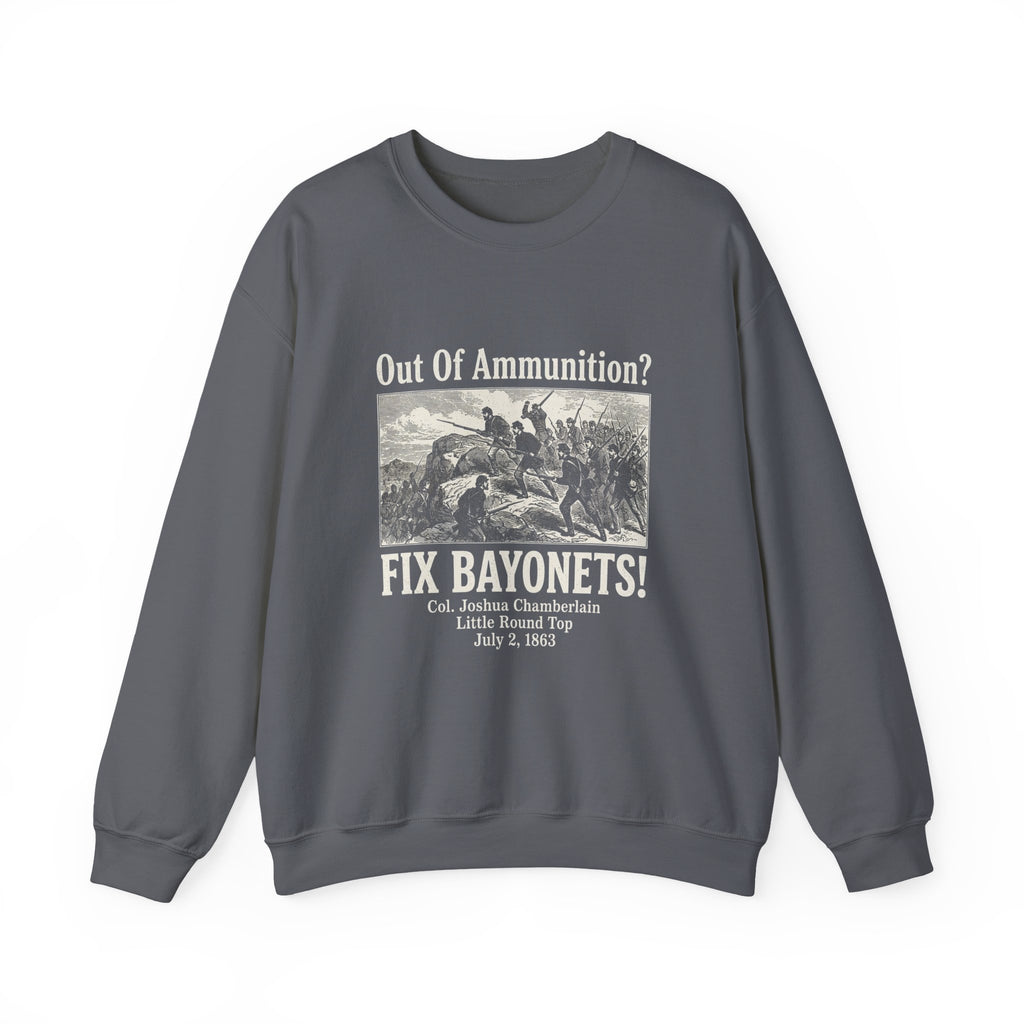 Out of Ammunition Fix Bayonets Sweatshirt
