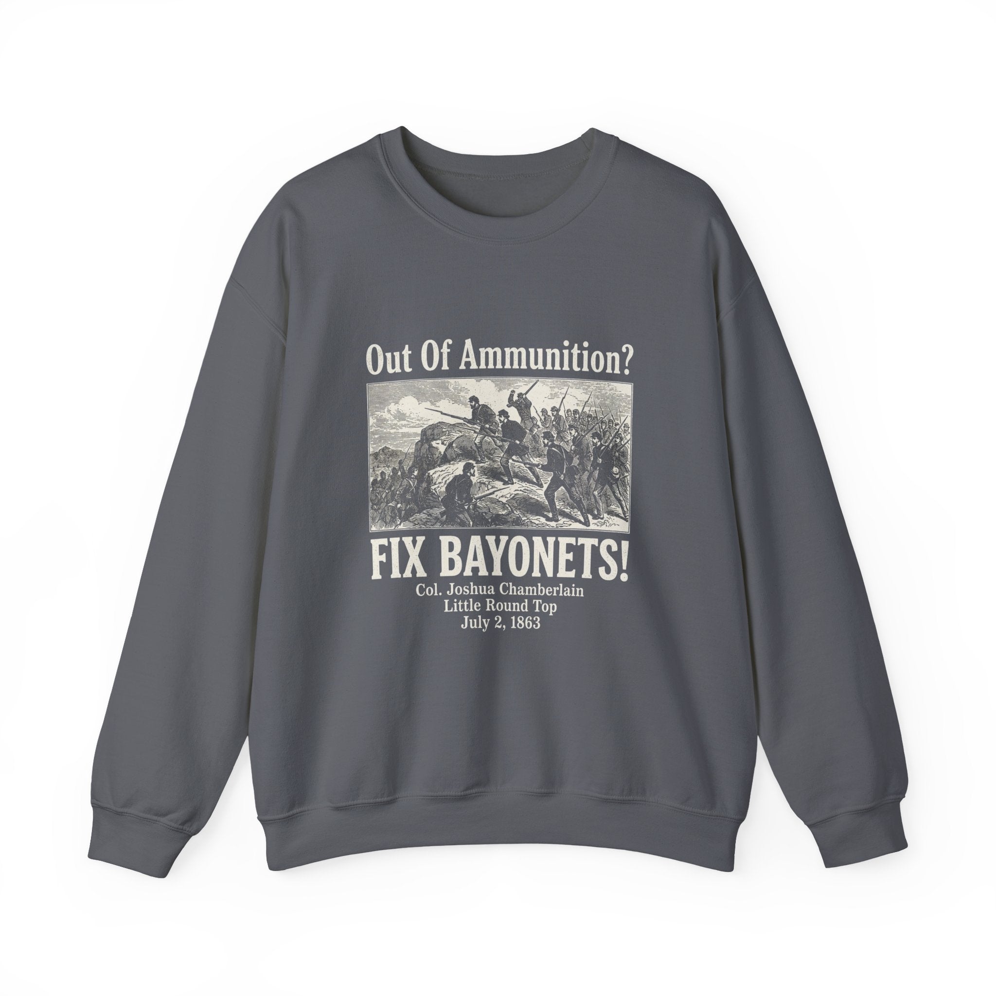 Out of Ammunition Fix Bayonets Sweatshirt