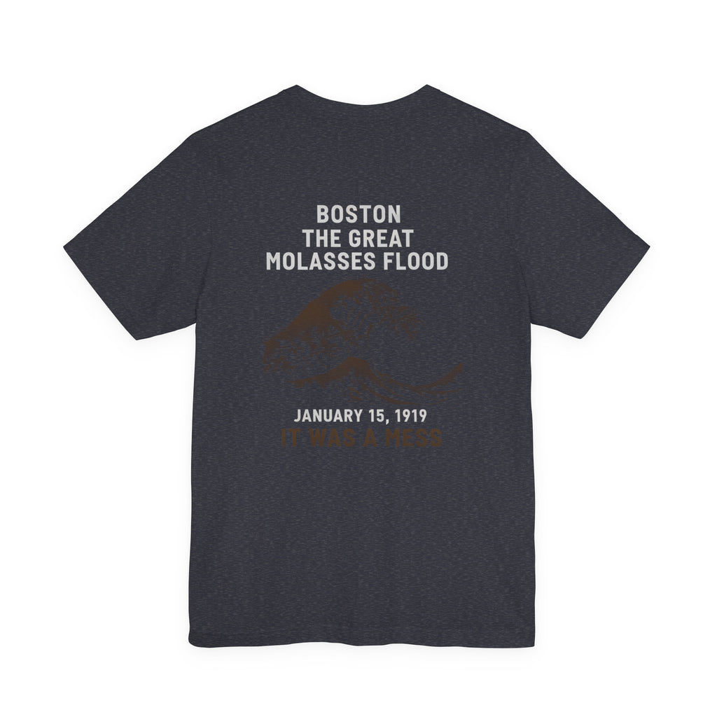 Boston The Great Molasses Flood Back Print Premium Tee