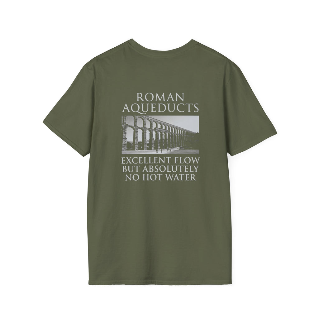 Roman Aqueducts Service Review Back Print T-Shirt