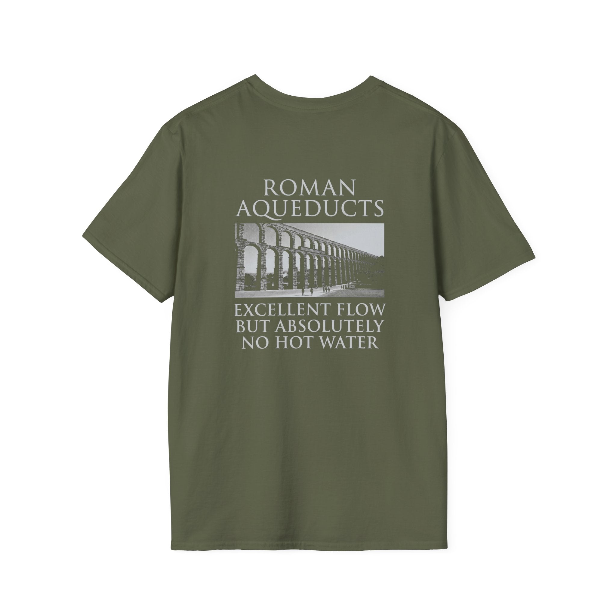 Roman Aqueducts Service Review Back Print T-Shirt