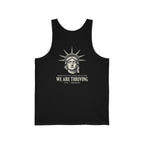 Lady Liberty We Are Thriving Back Print Tank Top