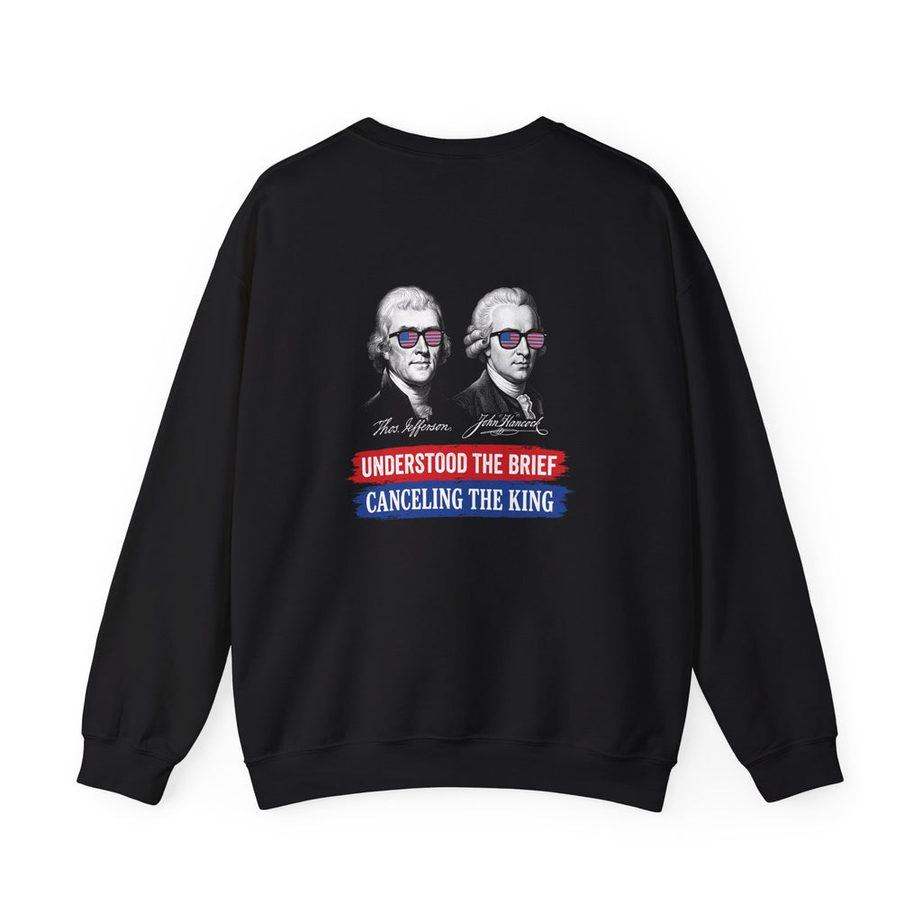 Jefferson Hancock Canceling The King Back Print Sweatshirt